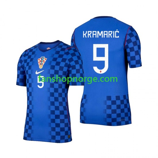 Billige Fotballdrakter Kroatia Andrej Kramaric 9 Herre Bortedrakt World Cup 2026 Kortermet