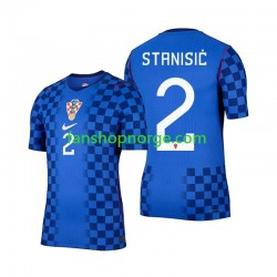 Billige Fotballdrakter Kroatia Josip Stanisic 2 Herre Bortedrakt World Cup 2026 Kortermet
