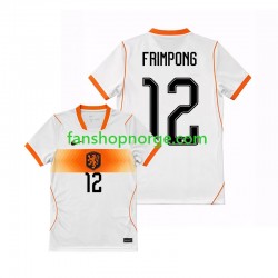 Billige Fotballdrakter Nederland Jeremie Frimpong 12 Herre Bortedrakt World Cup 2026 Kortermet