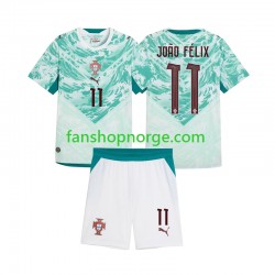 Billige Fotballdrakter Portugal Joao Felix 11 Barn Bortedrakt 2026 2027 Kortermet