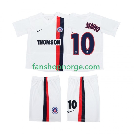Billige Fotballdrakter AC Milan RONALDINHO 10 2003 Retro Barn Bortedrakt 2002 Kortermet