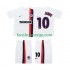 Billige Fotballdrakter AC Milan RONALDINHO 10 2003 Retro Barn Bortedrakt 2002 Kortermet