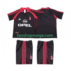 Billige Fotballdrakter AC Milan 2000 2001 Retro Barn Tredjedrakt Kortermet