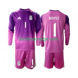Billige Fotballdrakter Argentina Walter Daniel Benitez 1 Keeper Barn Hjemmedrakt 2025 Langermet