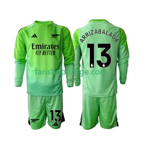 Billige Fotballdrakter Arsenal Kepa Arrizabalaga 13 Keeper Barn Bortedrakt 2025-2026 Langermet