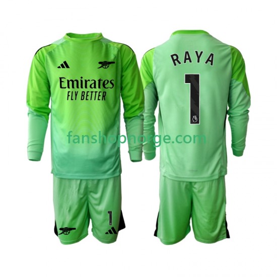 Billige Fotballdrakter Arsenal Raya 1 Keeper Barn Bortedrakt 2025-2026 Langermet