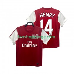 Billige Fotballdrakter Arsenal HENRY 14 2012 Retro Herre Hjemmedrakt 2011 Kortermet