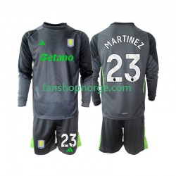 Billige Fotballdrakter Aston Villa Emiliano Martinez 23 Keeper Barn Hjemmedrakt 2025-2026 Langermet