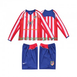 Billige Fotballdrakter Atlético Madrid 2005 Retro Barn Hjemmedrakt 2004 Langermet