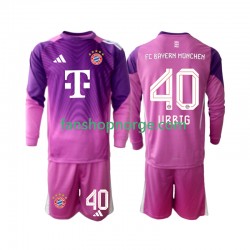 Billige Fotballdrakter FC Bayern München Jonas Urbig 40 Keeper Barn Fjerdedrakt 2025-2026 Langermet