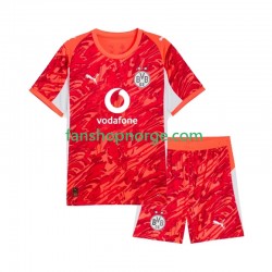 Billige Fotballdrakter Borussia Dortmund Keeper Barn Bortedrakt 2025-2026 Kortermet