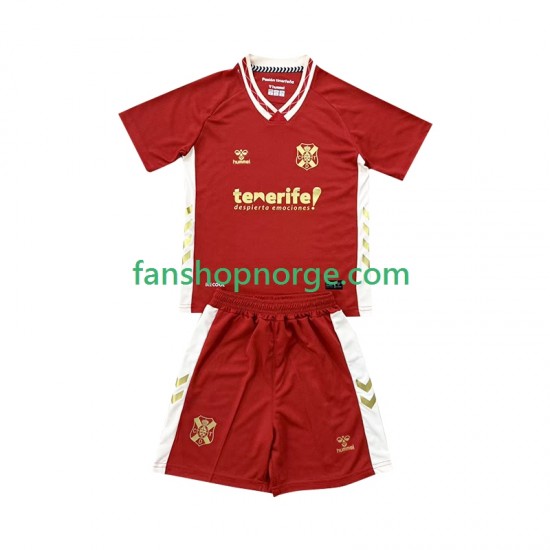 Billige Fotballdrakter CD Tenerife Barn Bortedrakt 2025-2026 Kortermet
