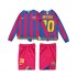 Billige Fotballdrakter FC Barcelona Lionel Messi 10 2005 Retro Barn Hjemmedrakt 2006 Langermet