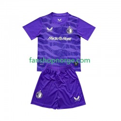 Billige Fotballdrakter Feyenoord Rotterdam Keeper Barn Tredjedrakt 2025-2026 Kortermet