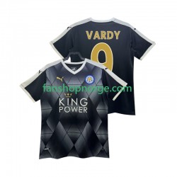 Billige Fotballdrakter Leicester City VARDY 9 2014 2015 Retro Herre Bortedrakt Kortermet
