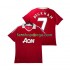 Billige Fotballdrakter Manchester United BECKHAM 7 Retro Herre Hjemmedrakt 2011 2010 Kortermet