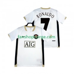 Billige Fotballdrakter Manchester United RONALDO 7 -2007 Retro Herre Bortedrakt 2006 Kortermet