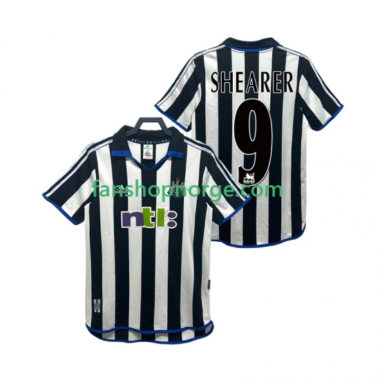 Billige Fotballdrakter Newcastle United SHEARER 9 2000 2001 Retro Herre Hjemmedrakt Kortermet