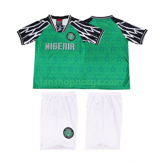 Billige Fotballdrakter Nigeria 1995 Retro Barn Hjemmedrakt Kortermet