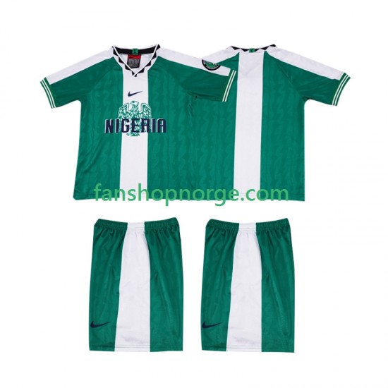 Billige Fotballdrakter Nigeria 1996 Retro Barn Hjemmedrakt Kortermet