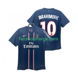 Billige Fotballdrakter Paris Saint-Germain Ibrahimović 10 2012 2013 Retro Herre Hjemmedrakt Kortermet