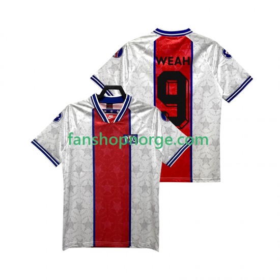 Billige Fotballdrakter Paris Saint-Germain WEAH 9 1995 Retro Herre Bortedrakt 1994 Kortermet