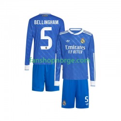 Billige Fotballdrakter Real Madrid Jude Bellingham 5 Barn Tredjedrakt 2025-2026 Langermet
