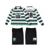 Billige Fotballdrakter Sporting CP Cristiano Ronaldo 28 2001 2003 Retro Barn Hjemmedrakt Langermet