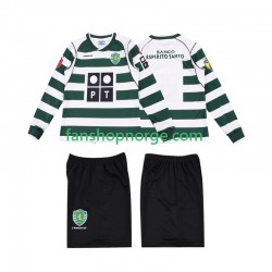 Billige Fotballdrakter Sporting CP 2001 2003 Retro Barn Hjemmedrakt Langermet