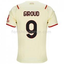 Billige Fotballdrakter AC Milan Olivier Giroud 9 Bortedrakt 2021-2022 Kortermet