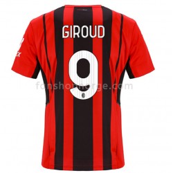 Billige Fotballdrakter AC Milan Olivier Giroud 9 Hjemmedrakt 2021-2022 Kortermet