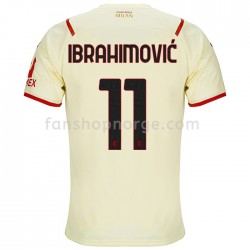 Billige Fotballdrakter AC Milan Zlatan Ibrahimovic 11 Bortedrakt 2021-2022 Kortermet