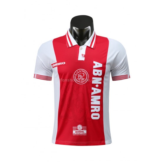 Billige Fotballdrakter AFC Ajax Retro Hjemmedrakt 1997-1998 Kortermet