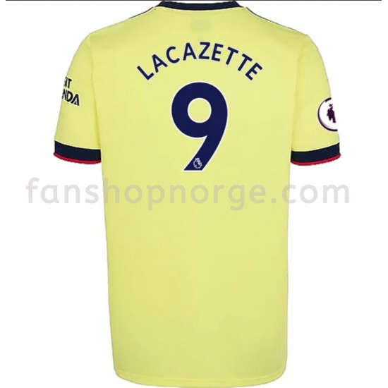 Billige Fotballdrakter Arsenal Alexandre Lacazette 9 Bortedrakt 2021-2022 Kortermet