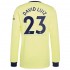 Billige Fotballdrakter Arsenal David Luiz 23 Bortedrakt 2021-2022 Langermet
