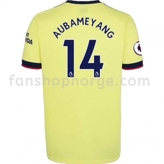 Billige Fotballdrakter Arsenal Pierre-Emerick Aubameyang 14 Bortedrakt 2021-2022 Kortermet