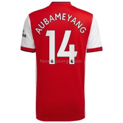 Billige Fotballdrakter Arsenal Pierre-Emerick Aubameyang 14 Hjemmedrakt 2021-2022 Kortermet