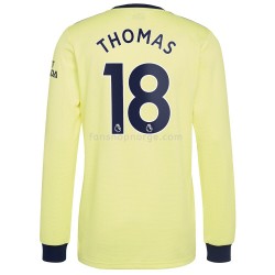 Billige Fotballdrakter Arsenal Thomas Partey 18 Bortedrakt 2021-2022 Langermet