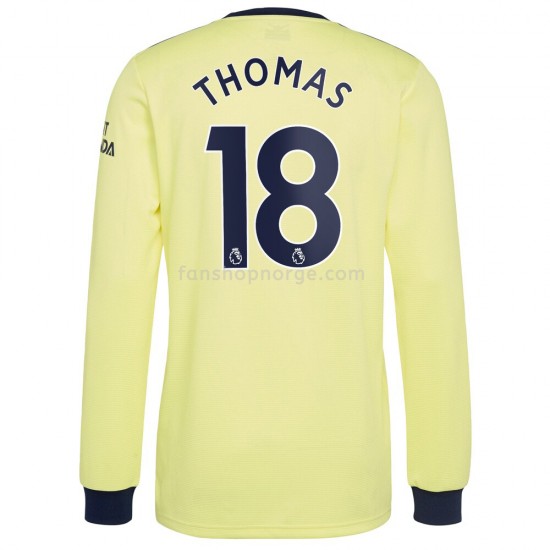 Billige Fotballdrakter Arsenal Thomas Partey 18 Bortedrakt 2021-2022 Langermet
