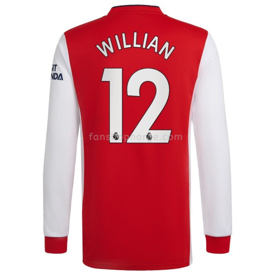 Billige Fotballdrakter Arsenal Willian 12 Hjemmedrakt 2021-2022 Langermet