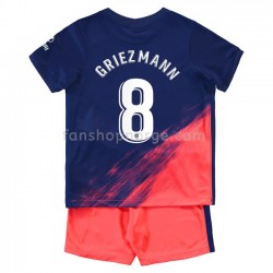 Billige Fotballdrakter Atlético Madrid Antoine Griezmann 8 Barn Bortedrakt 2021-2022 Kortermet