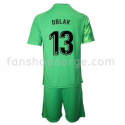 Billige Fotballdrakter Atlético Madrid Keeper Jan Oblak 13 Barn Tredjedrakt 2021-2022 Kortermet