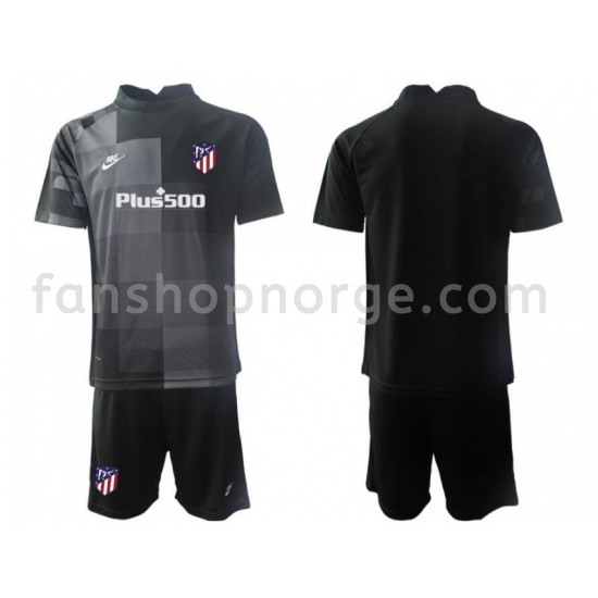 Billige Fotballdrakter Atlético Madrid Keeper Barn Bortedrakt 2021-2022 Kortermet