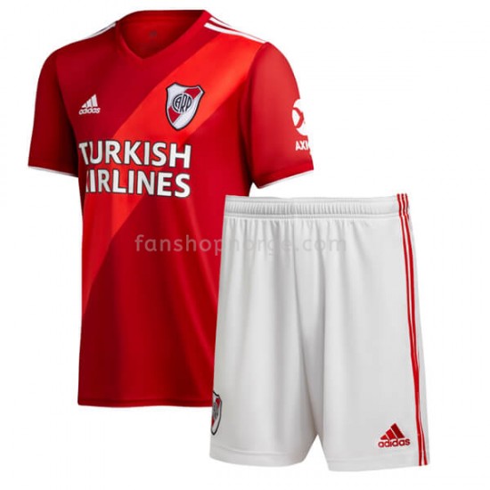 Billige Fotballdrakter CA River Plate Barn Bortedrakt 2021-2022 Kortermet