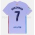 Billige Fotballdrakter FC Barcelona Antoine Griezmann 7 Bortedrakt 2021-2022 Kortermet