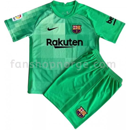 Billige Fotballdrakter FC Barcelona Keeper Barn Tredjedrakt 2021-2022 Kortermet