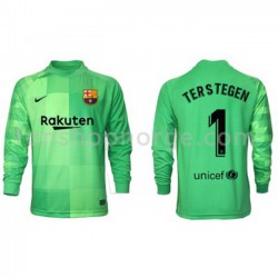 Billige Fotballdrakter FC Barcelona Keeper Ter Stegen 1 Tredjedrakt 2021-2022 Langermet