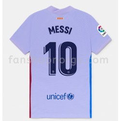 Billige Fotballdrakter FC Barcelona Lionel Messi 10 Bortedrakt 2021-2022 Kortermet