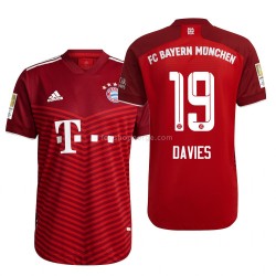 Billige Fotballdrakter FC Bayern München Alphonso Davies 19 Hjemmedrakt 2021-2022 Kortermet
