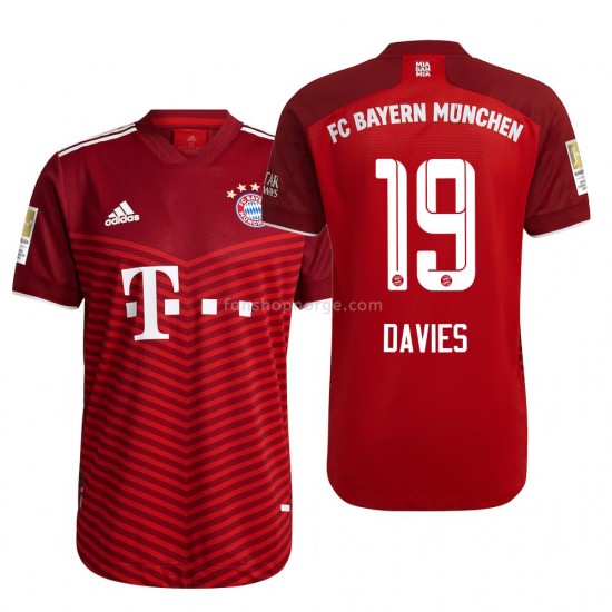 Billige Fotballdrakter FC Bayern München Alphonso Davies 19 Hjemmedrakt 2021-2022 Kortermet